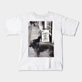 Dogs queuing for a haircut in Burslem, Stoke on Trent, UK - 1996 Kids T-Shirt